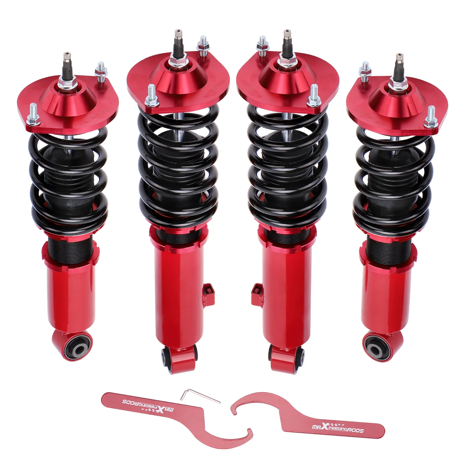 

Демпфер с регулировкой по высоте, стойка Coilover для MAZDA MIATA MX5 Mk1 1,6 1,8 NA, красный 24-ходовой койлер, шок для фототехники, весна 89-05