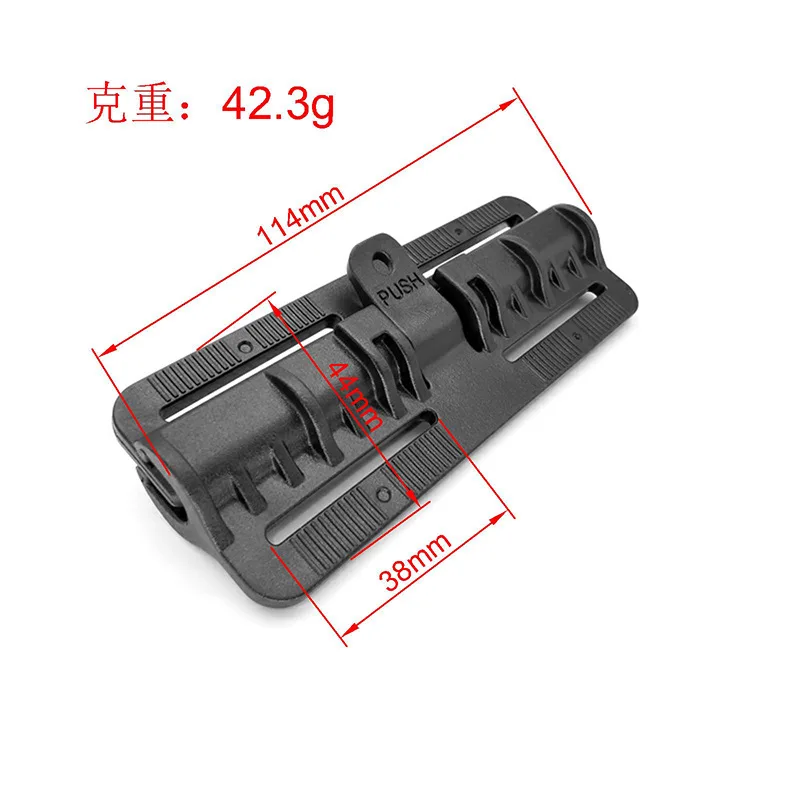 38 мм быстросъемная Пряжка слайдер Открытый тактический жилет ремень пряжка