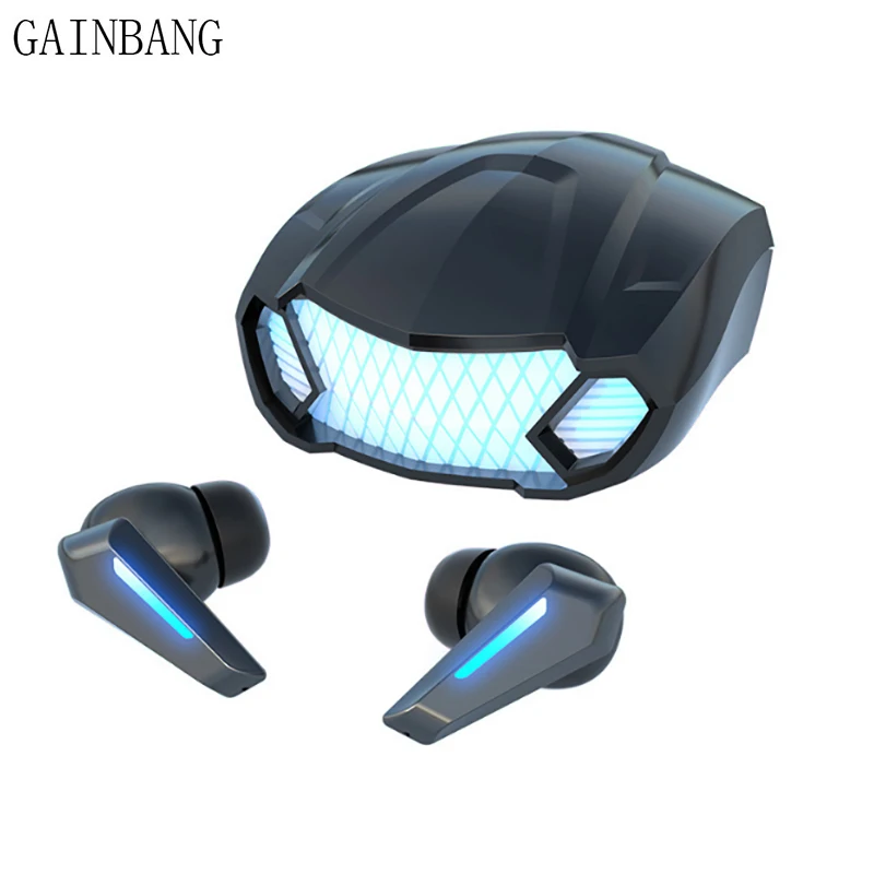 

Беспроводные игровые Bluetooth наушники GAINBANG M5 TWS с низкой задержкой, стерео 9D, Hi-Fi наушники с шумоподавлением, гарнитура с микрофоном