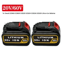 100 new high quality 20v 60v 18 0ah dcb606 replacement li ion battery for dewalt max xr 20v60v power tool lithium battery