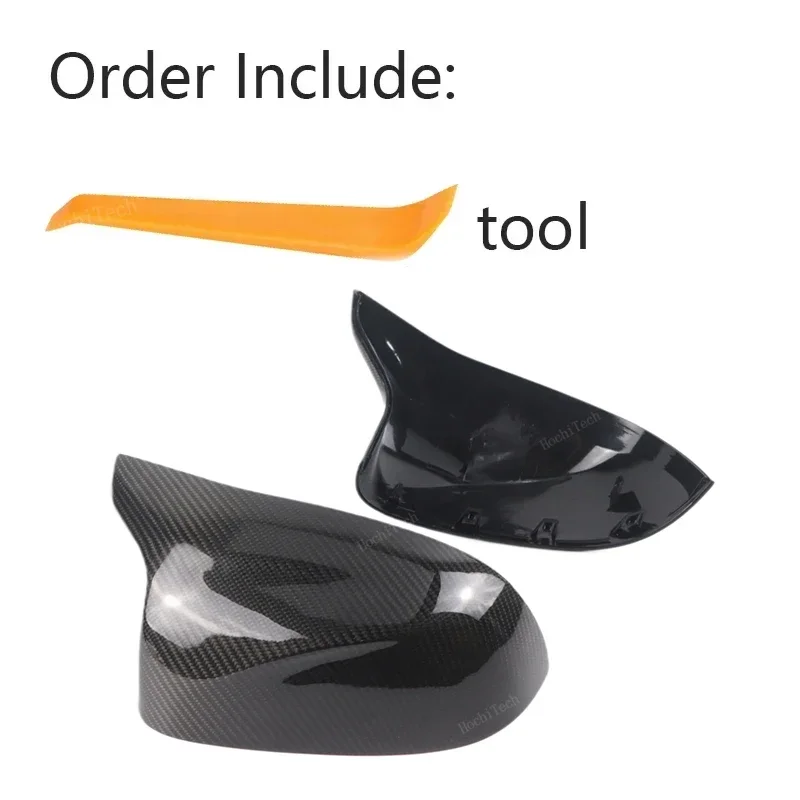 

2 шт., заглушки для боковых зеркал заднего вида из углеродного волокна для BMW X3M F97 X4M F98 2019-2024