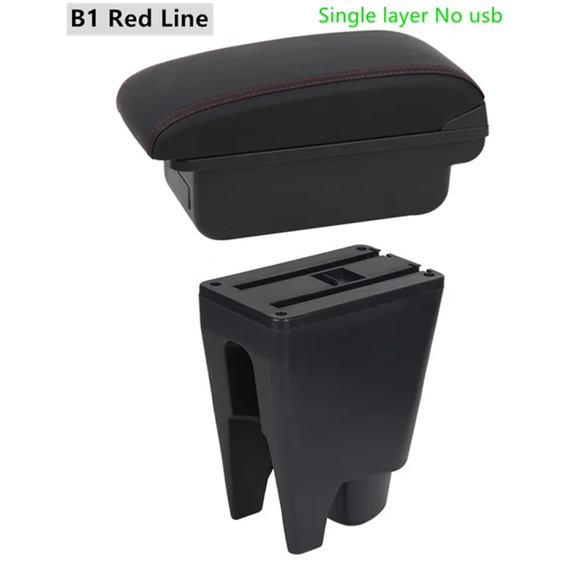 

Автомобильный подлокотник для Toyota Aygo BJ для Peugeot 107 для Citroen C1 для BYD F0, специальные детали для модернизации, центральный ящик для хранения