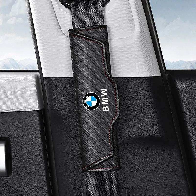 Накладка на ремень безопасности с текстурой личи, защита от царапин для BMW M3 M4 M5 E36 E39 E46 E60 E90 E91 F01 F10 F30 X3, наклейка (art.: 3920da75a4fea) - 3920da75a4fea