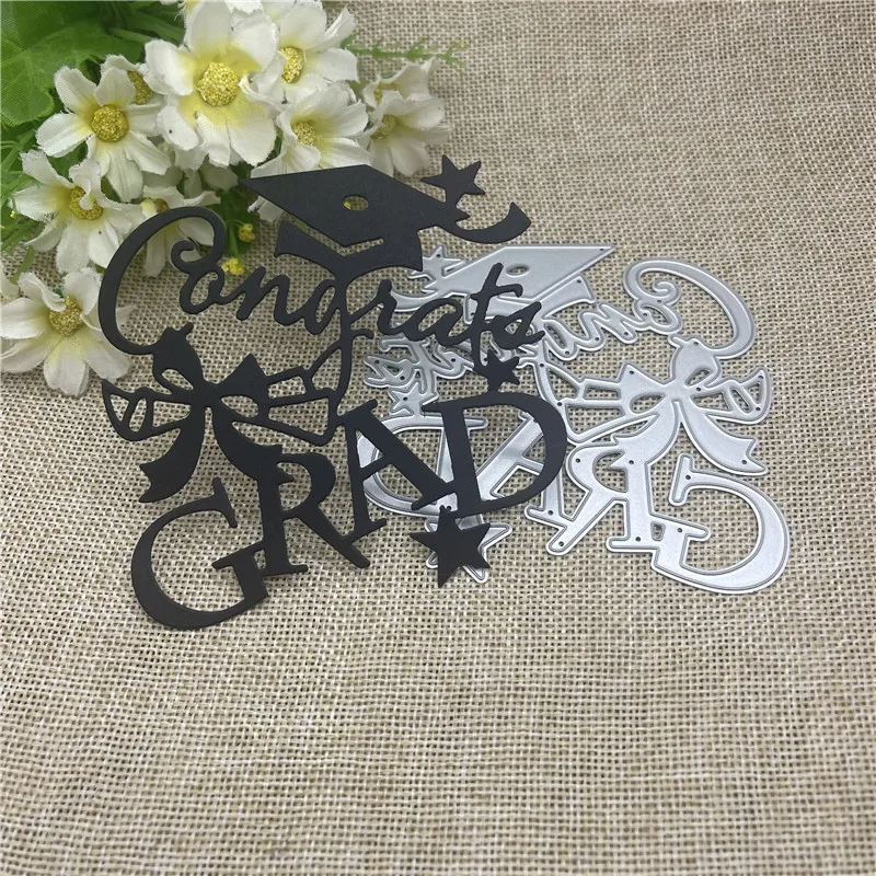 

Graduation Die Metal Cutting Dies Scrapbooking Stencil Die Cuts Card Embossing DIY Photo Album Template Mold Decoration Craft