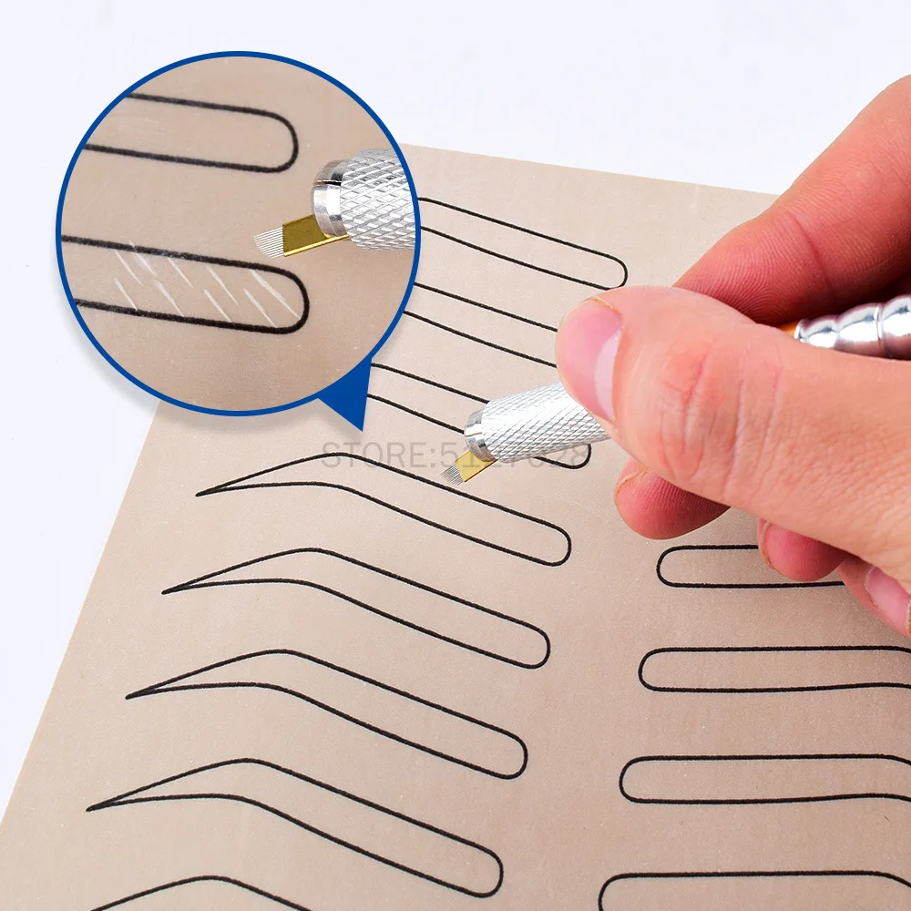 Татуировка для микроблейдинга практика бровей кожа чернила не требуется