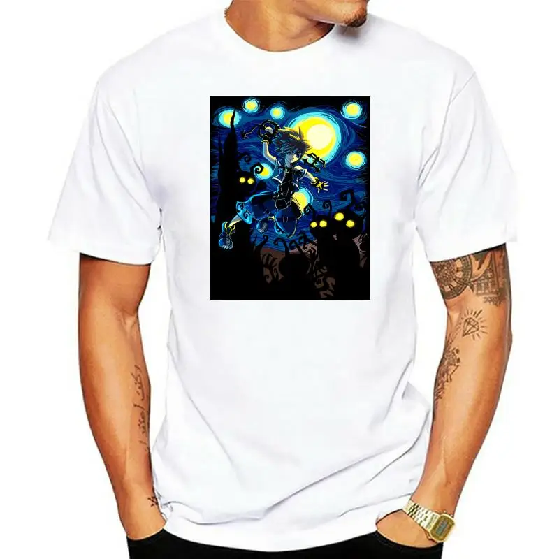 

Men tshirt Starry Sora Night Nerd T Shirt(1) Printed T-Shirt tees top