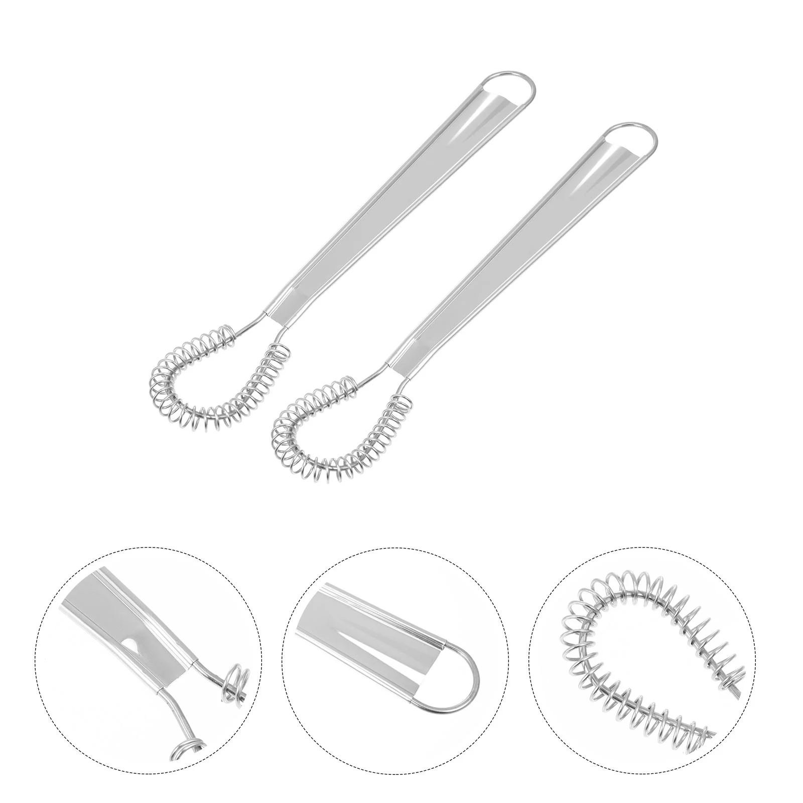 

2Pcs Manual Egg Beater Hand Held Egg Beater Practical Egg Mixer for Home