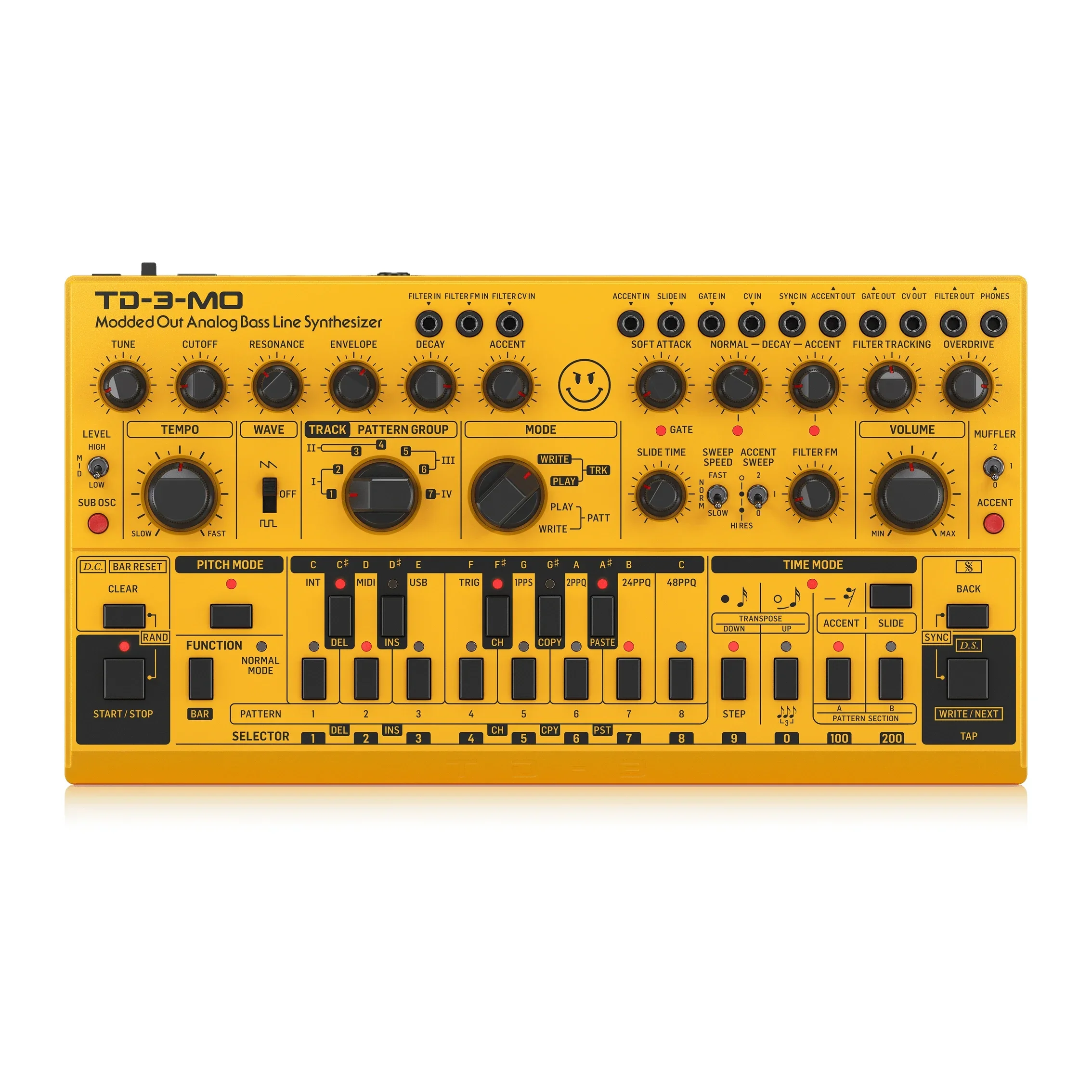 Behringers TD-3-LM Профессиональная имитация MIDI-барабанной машины Синтезатор с эффектом