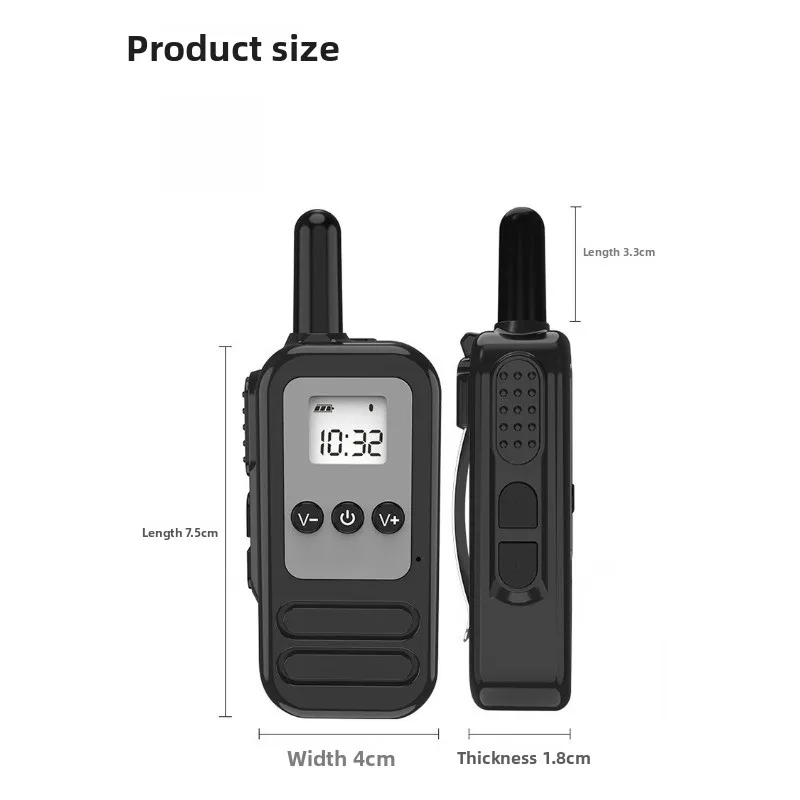 Фото KD-C90 2 шт. мини-портативное портативное радио Comunicador детские рации дальнего действия двустороннее радио ЖК-дисплей №3