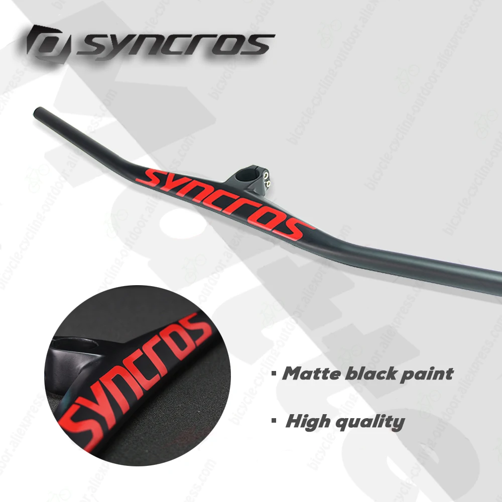 SYNCROS интегрированный руль MTB велосипед карбоновый стержень 2 градуса с выносом
