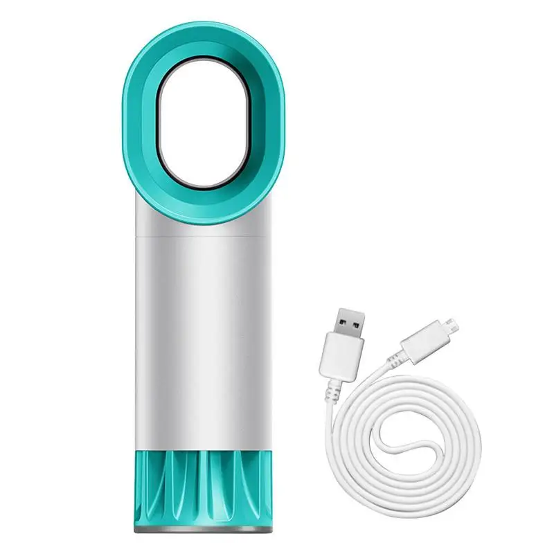 

Bladeless Tower Fan Room Fan Room Fan Portable Leafless Smooth Cool Breeze USB Charging Colorful Gradient For Sofa And Desktop