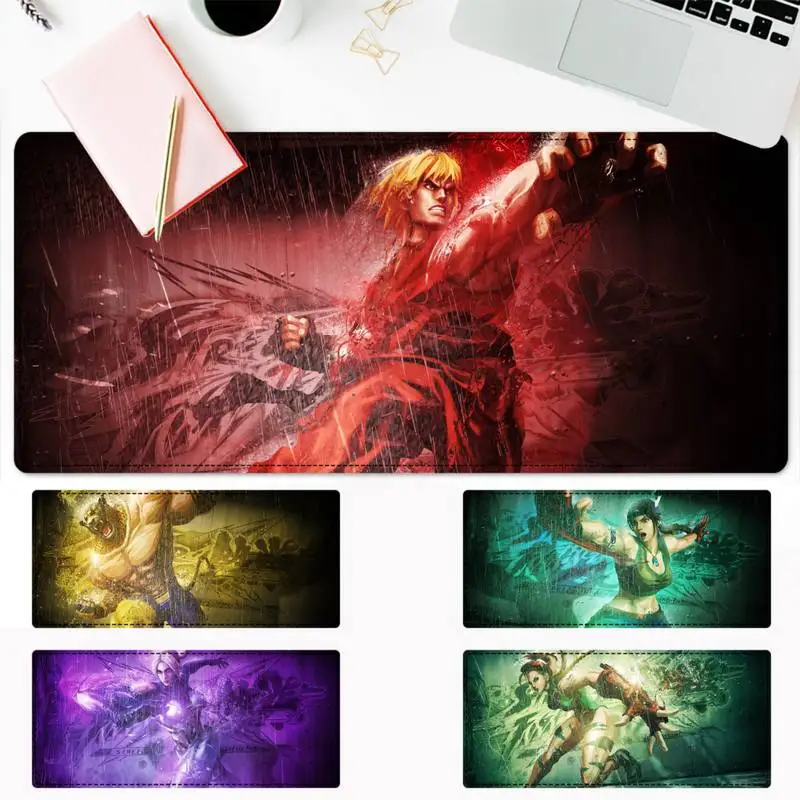 

Promotion Street Fighter Mouse Pad Gamer Keyboard Maus Pad Desk Mouse Mat Game Accessories For Overwatch