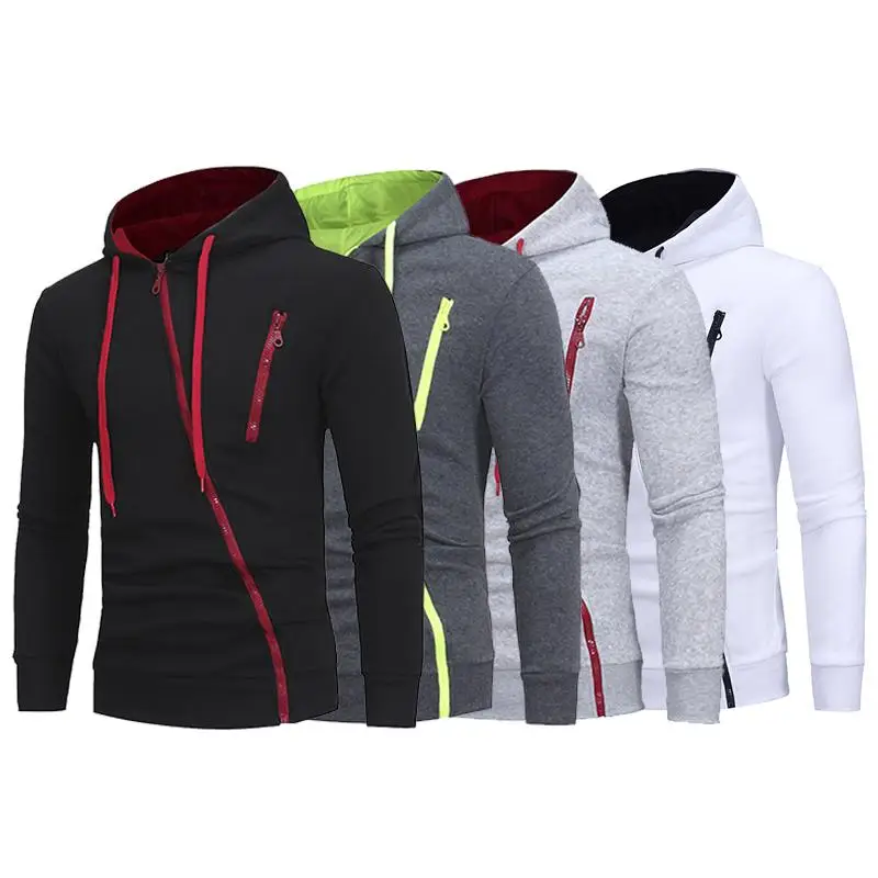 

2022 New Hoodies Men Autumn Casual Long Sleeve Hoodie Men Sweatshirts Slim Zipper Hoody Sweatshirt Men Hooded Streetwear Tops