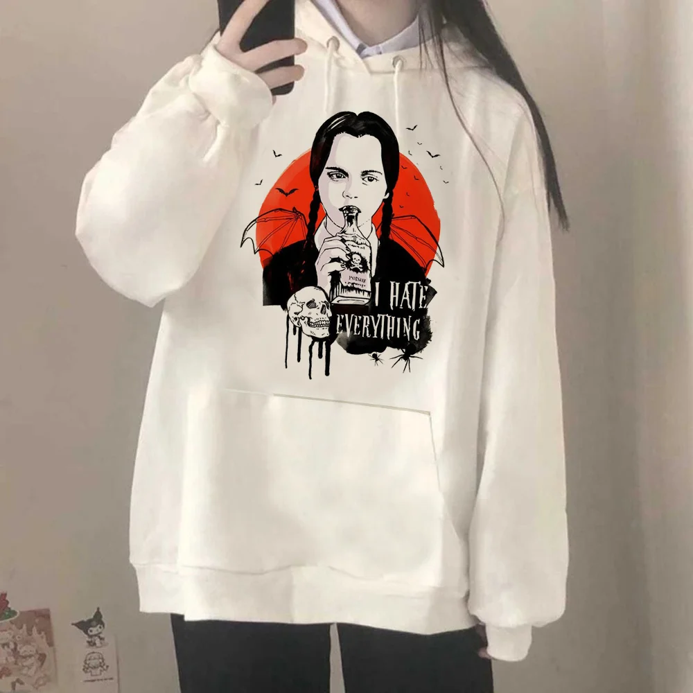 

Худи женское зимнее из флиса в стиле Харадзюку