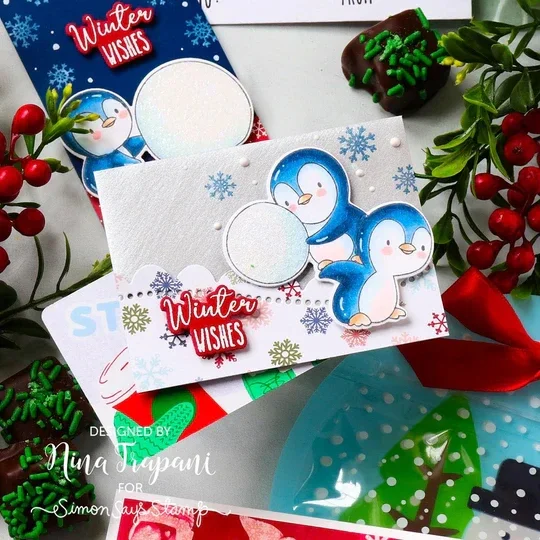 Штампы для скрапбукинга в виде сердечек