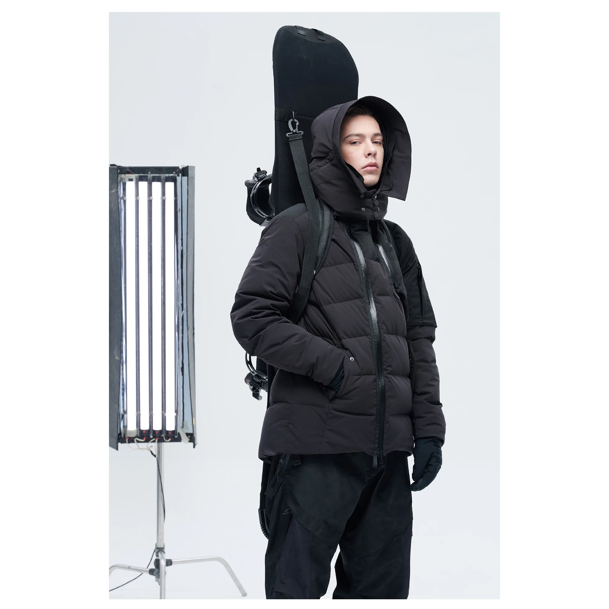 REINDEE LUSION 21AW URBAN OUTDOOR TECH COAT ALL-WEATHER MULTIFORM SKI DOWN JACKET TECHWEAR FASHION