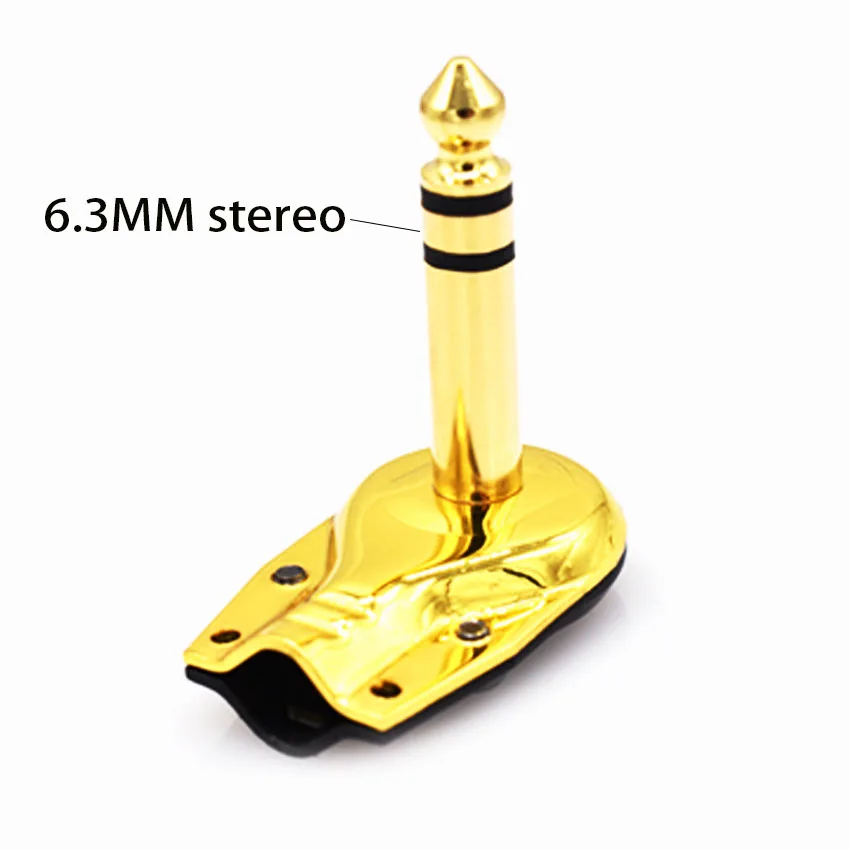 

JCD Металлический угловой разъем 6,35 мм моно/стерео