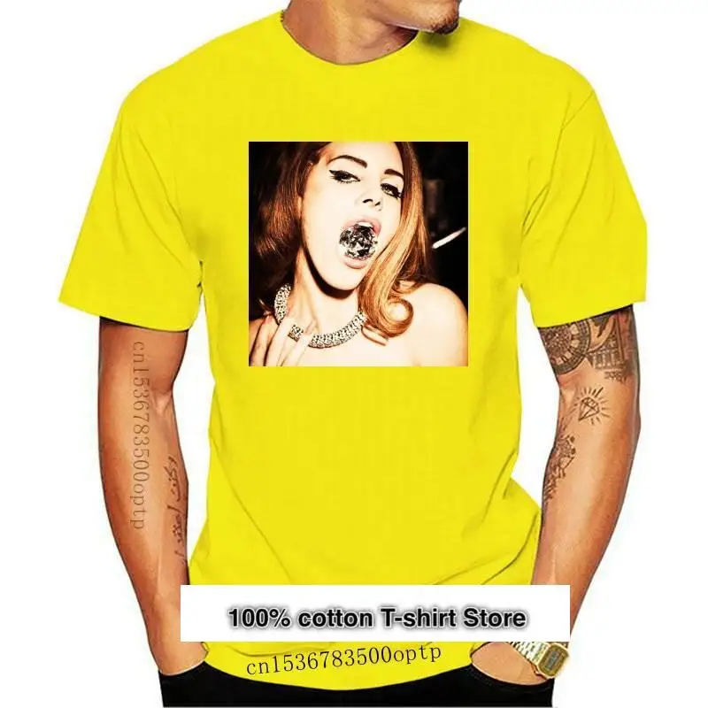 

Camiseta de Lana Del Rey para hombre, Camisa de algodón, Hip-Hop, ropa de Street, nueva