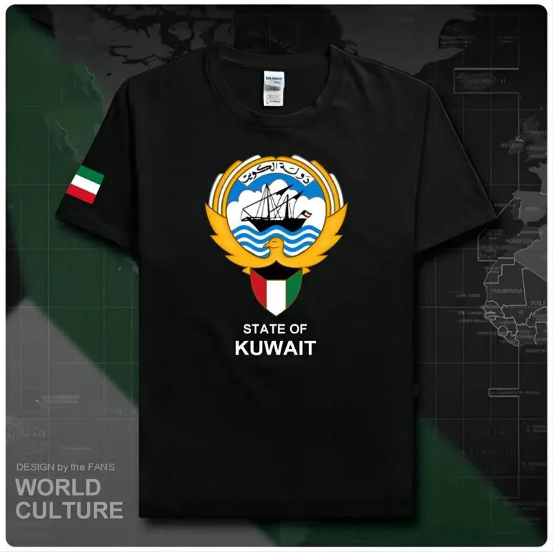 Мужская футболка Кувейт Кувейти мода 2024 трикотажные изделия из 100% хлопка