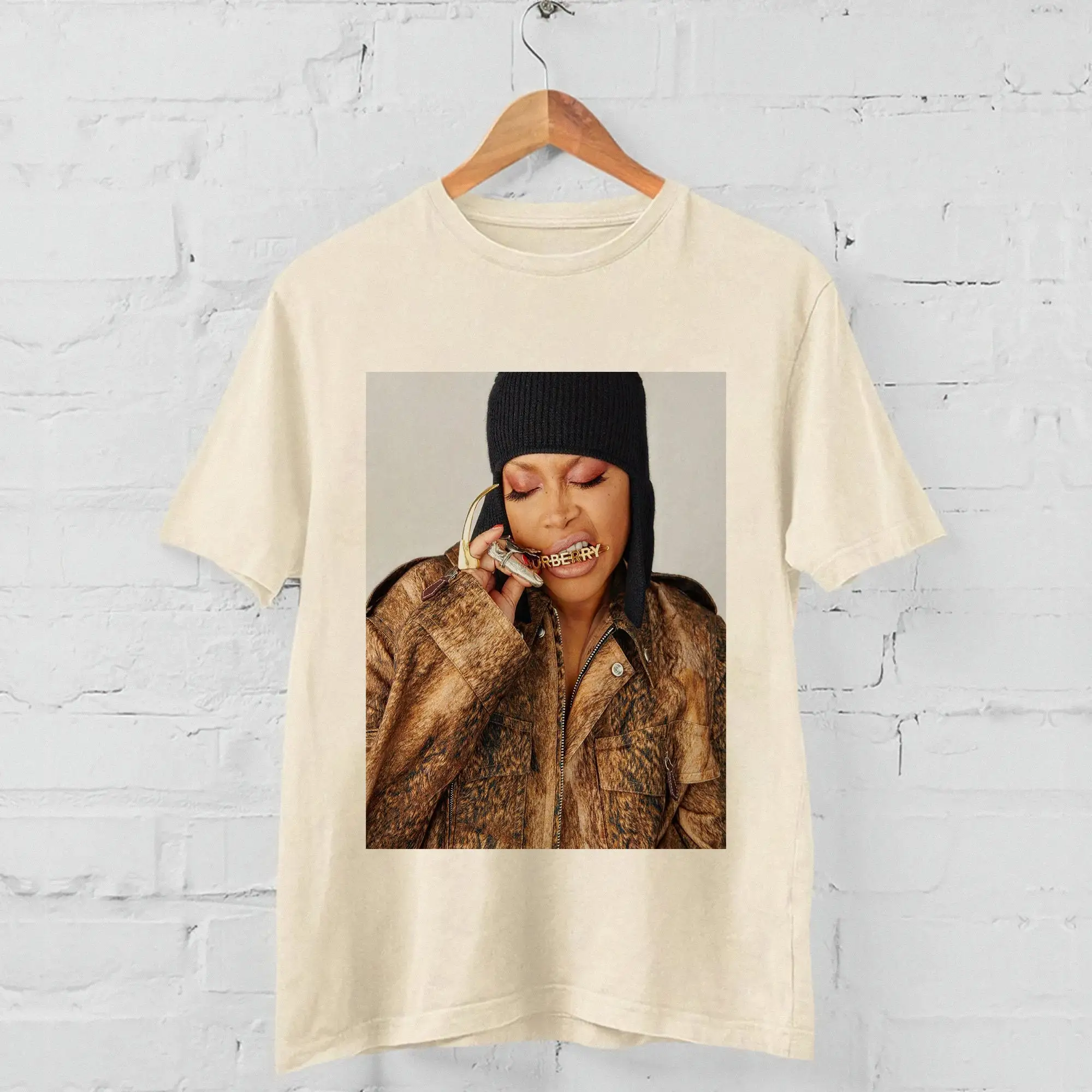 Футболка Comfort Color Erykah Badu 2024 винтажная музыка 90-х годов для мужчин и женщин