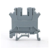 1pcs uk3n din rail terminal block screw clamp connector 800v 32a uk 3 2 5mm2 universal electrical wire cable connectors
