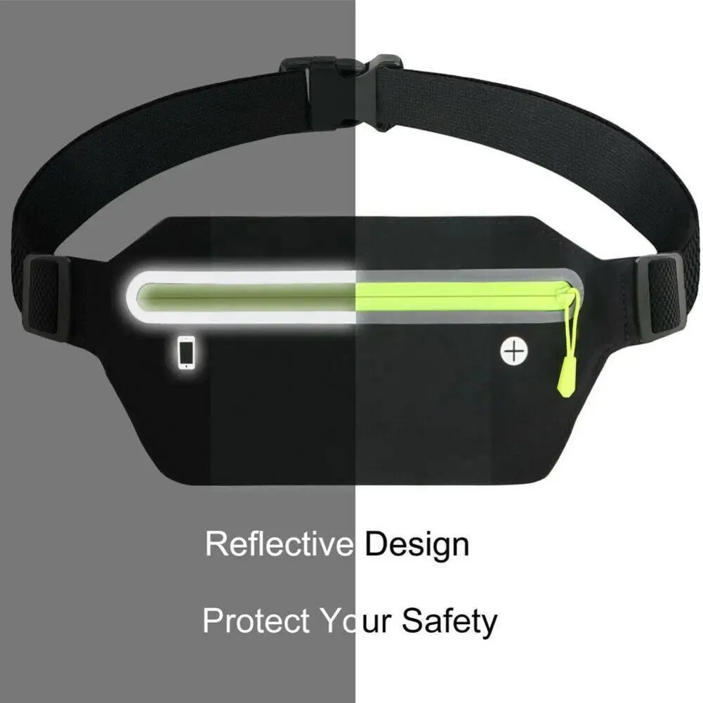 

1pair Running Waist Bag Sports Jogging Portable Outdoor Cycling Sport Phone Fitness Men Bag Holder Belt Accessories Women M3y5