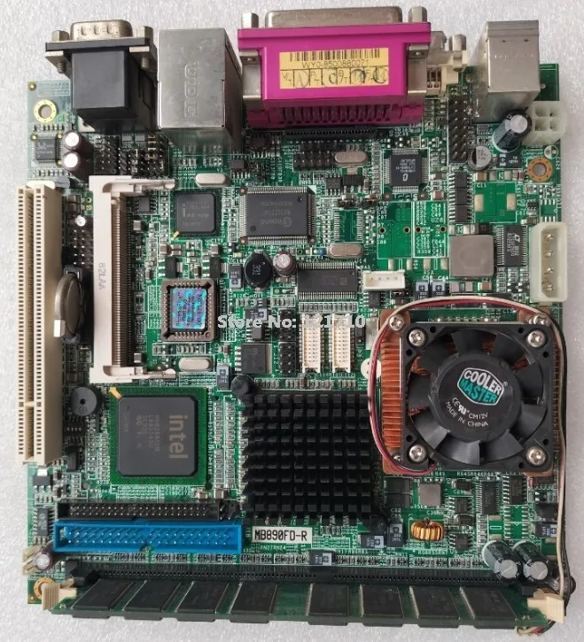 Плата промышленного оборудования MB890FD-R с двумя портами 1394