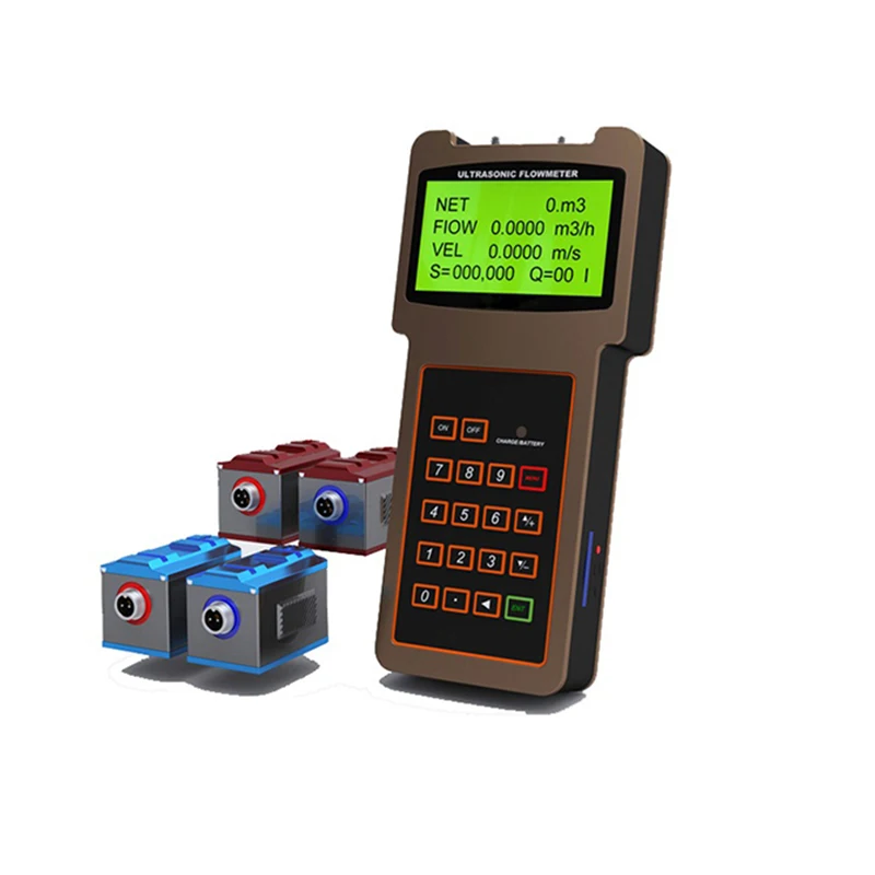 

Digital Industrial Ultrasonic Water Flow Meter With Different Types Flow Meter Sensor JUF-2000H
