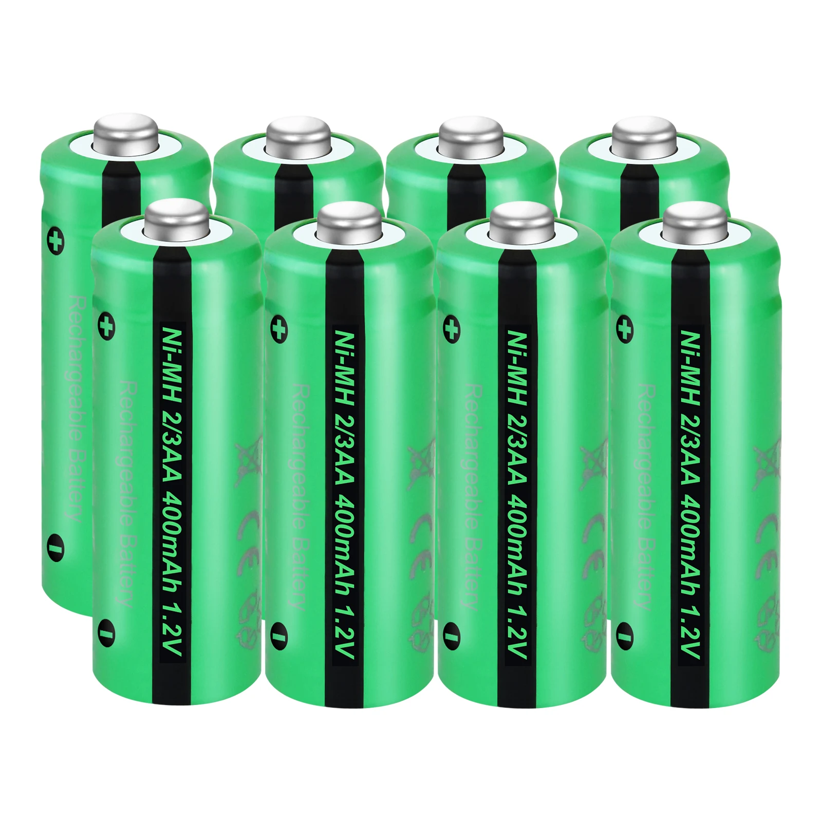 

Никель-металлогидридная аккумуляторная батарея 2/3 AAA, 1,2 в, 400 мА/ч, батарейки для солнечных светильников, аккумуляторы PKCELL 8 шт. для прочной ла...