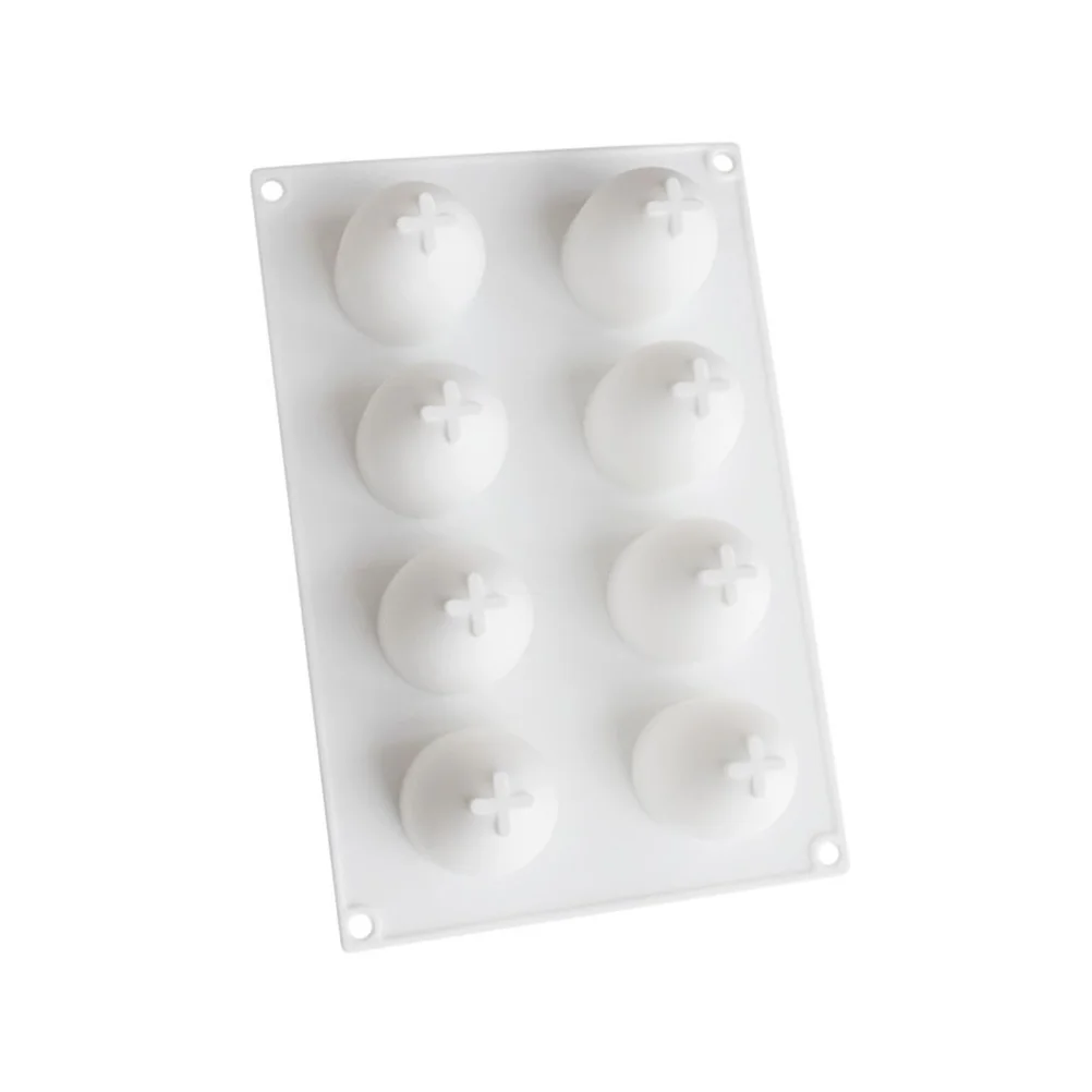 

1PC 8 Cavities Biscuit Cupcake Topper Resin Casting Moulds