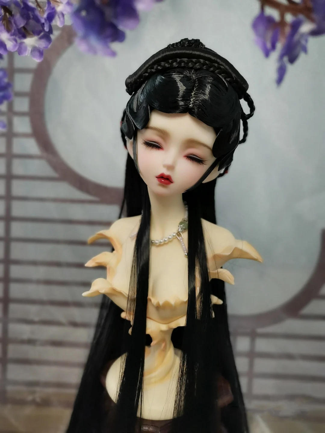 1/6 1/4 1/3 шарнирный старинный парик для кукол аксессуары Hanfu Стайлинг волос Ретро