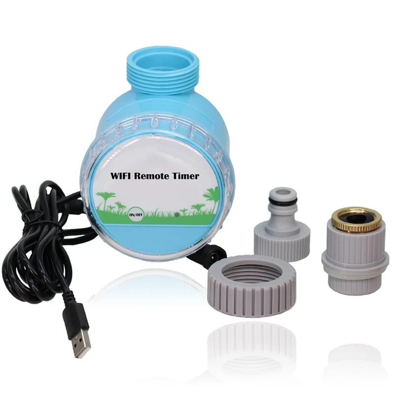 

Hot WIFI Cellphone Remote Controller Garden Water Timer Automatic Irrigation Waterproof Outdoor Indoor Tuya APP Support