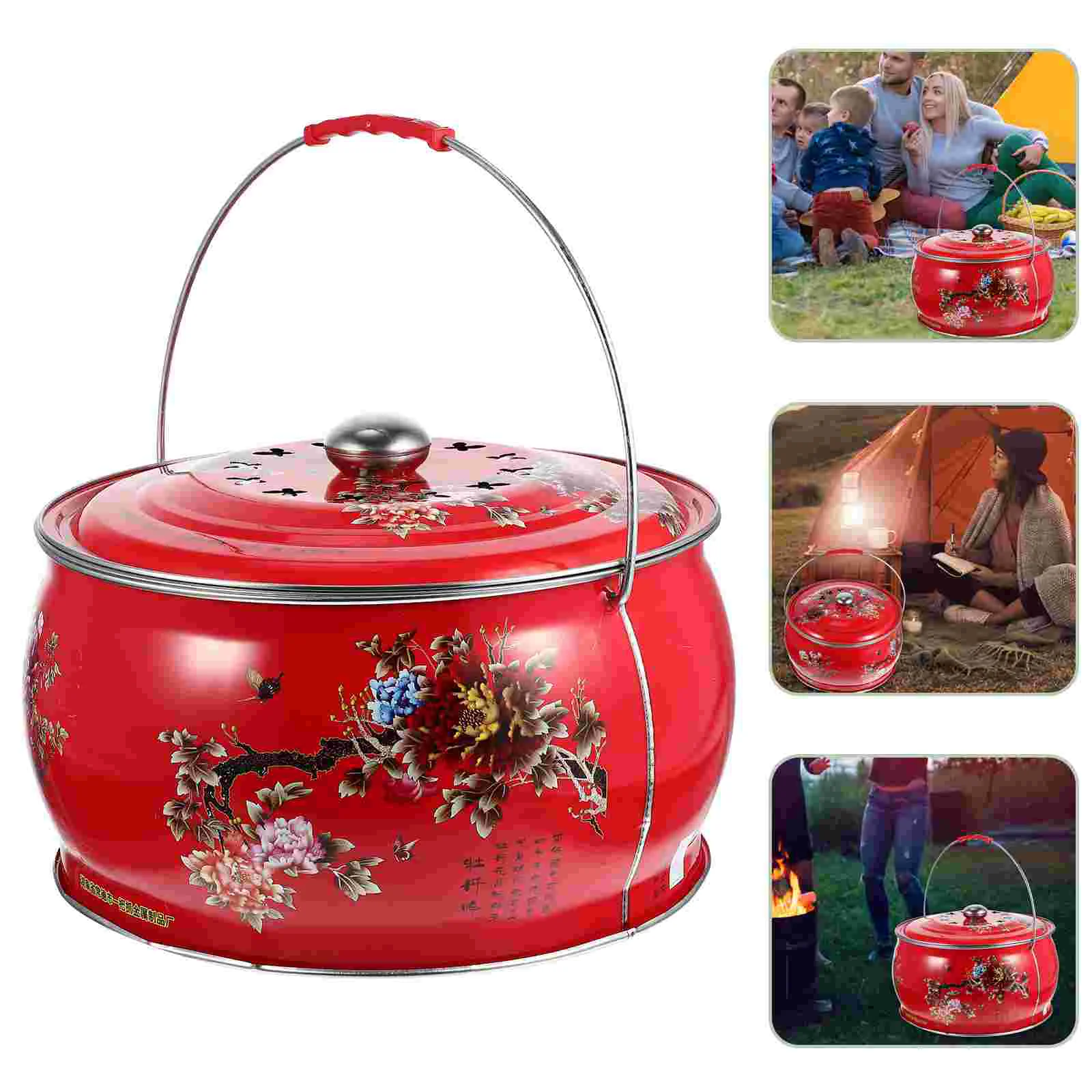 

Stove Grill Barbecue Charcoal Camping Wood Burner Grilling Portable Hibachi Tabletop Korean Outdoor Small Rack Table Pan Furnace