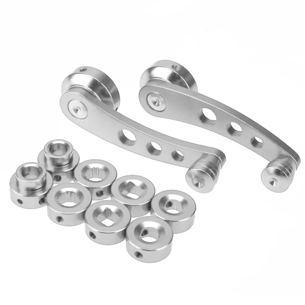 

1Set Universal Car Window Handle Winder Riser Replacement Winder Crank Riser Window Handles Aluminum Alloy