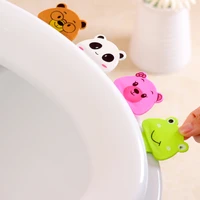 portable toilet seat lifter avoid touching toilet lid handle bathroom wc home accessories cute cartoon closestool cover lifter