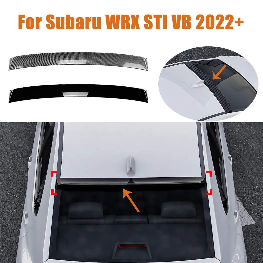 Для Subaru WRX STI VB 2022+ верхнее хвостовое крыло спойлер для губ багажника