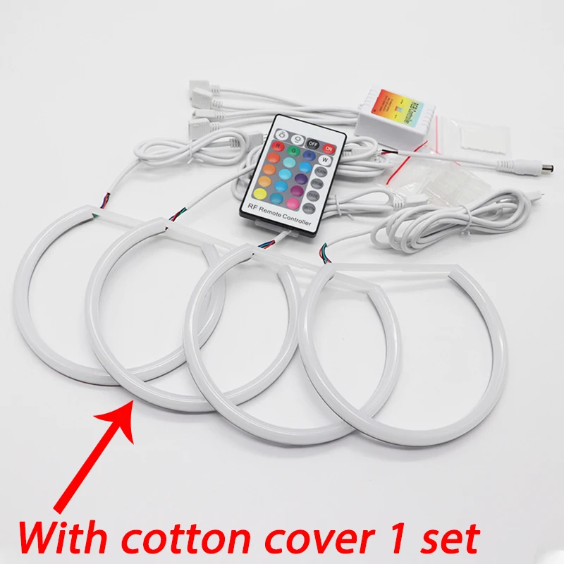 

Хлопковые Ангельские Глазки RGB Halo Ring 131 Мм Для BMW E36 E38 E39 525i 528i 530i 540i 740i 750i 730d 740d 728i 320i 325i 3...