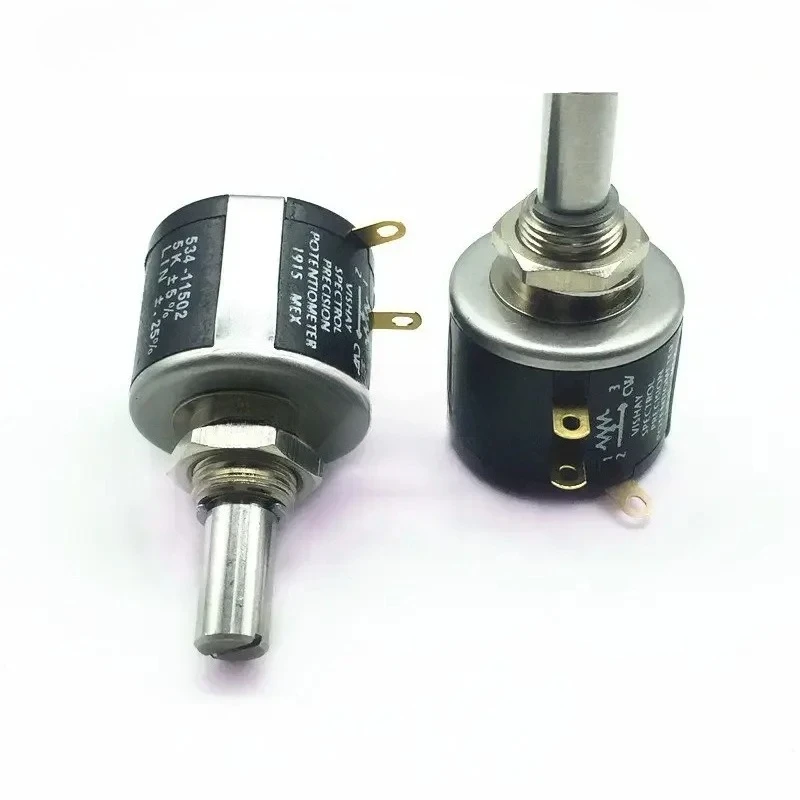 Фото Многооборотный потенциометр Vishay Spectrol 534-11202, импортированный из Великобритании, 10-оборотная оригинальная продукция под рукой. №3