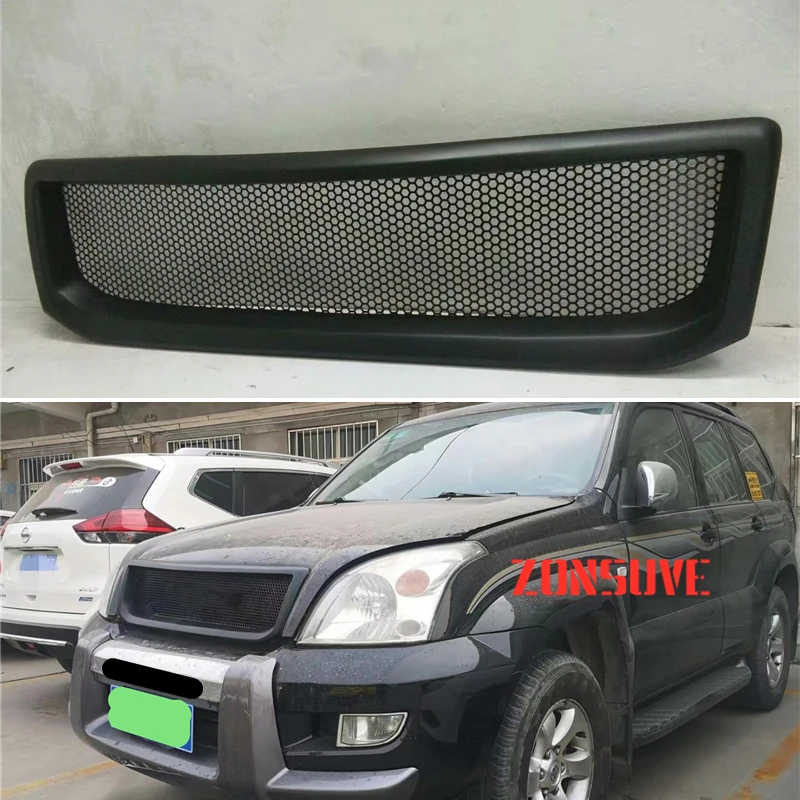 

Для Toyota Land Cruiser Prado LC120 2003-2009 лет гоночная решетка передний бампер решетка комплект аксессуаров