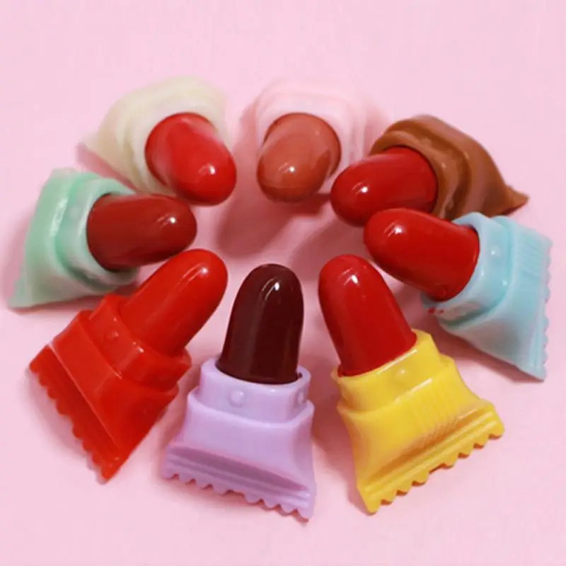 

8 цветов набор помады конфетного цвета мини милый матовый блеск для губ водостойкий стойкий антипригарный стакан глазурь для губ портативный набор для макияжа губ