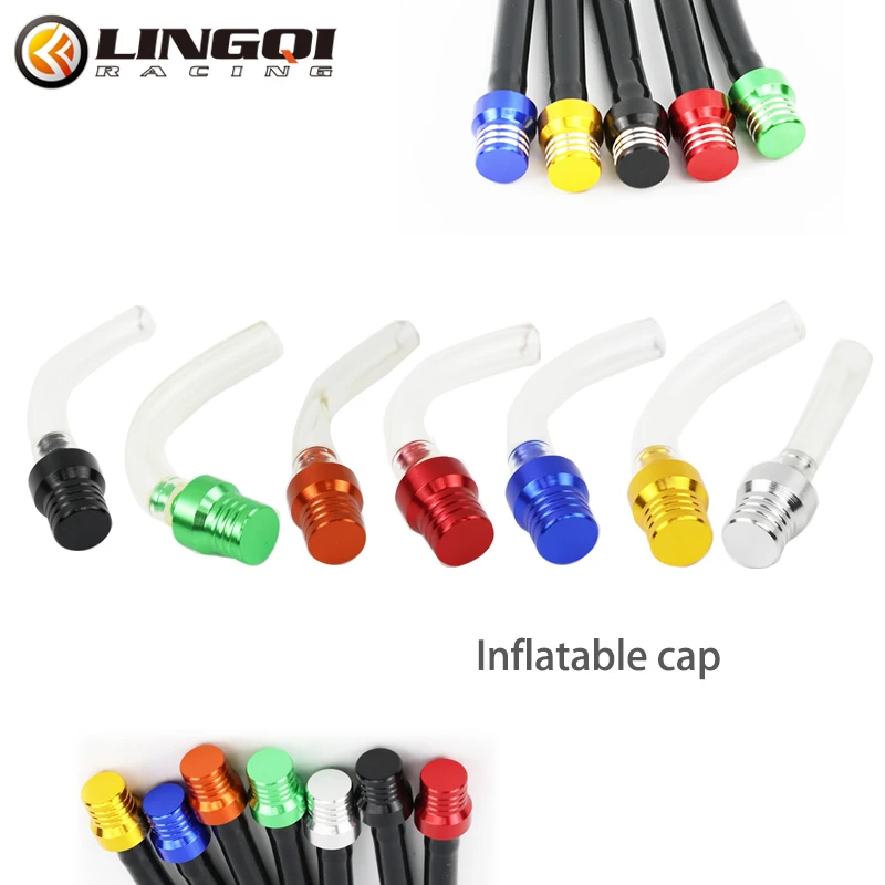 

Pit Dirt Bike Vent Breather Hoses Motorcycle Gas Fuel Tank Cap Valves Tubes Pipes Single Way Universal for ATV Quad CRF Off Road