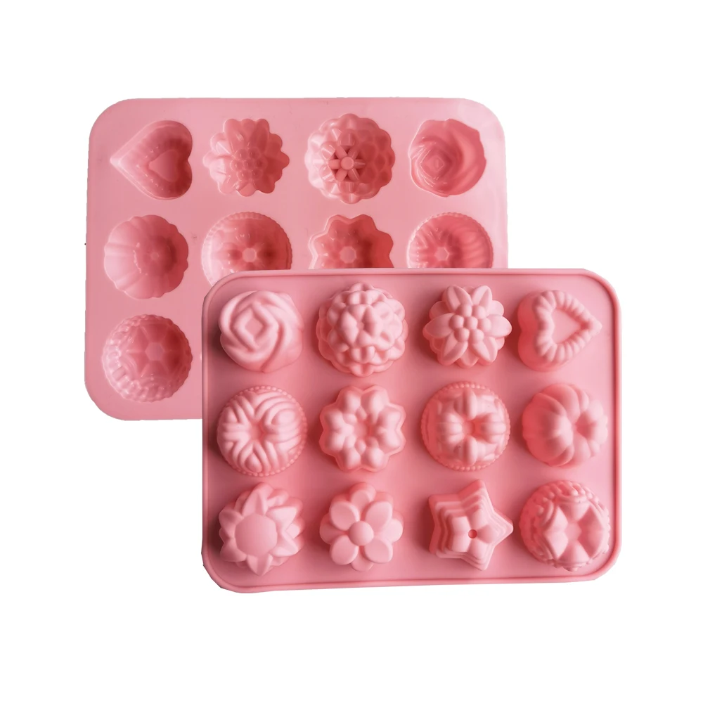 1 шт. маленькая силиконовая форма для кексов 20 х16 см |