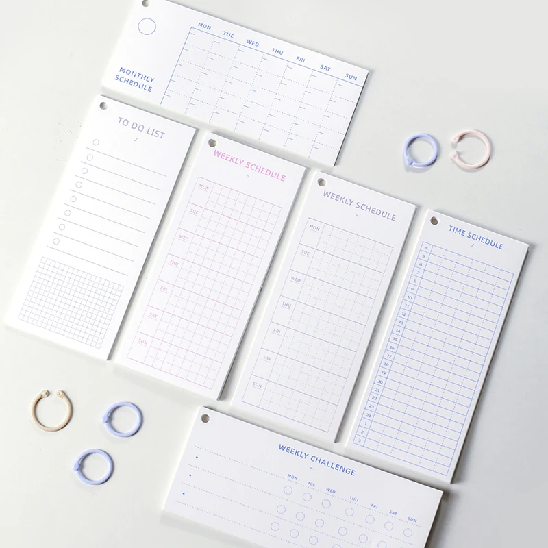 

IMOON 10 Sheets Simple Stylish Memo Pad Notes for Schedule Planning Tasks Appointments Reminders Home Office