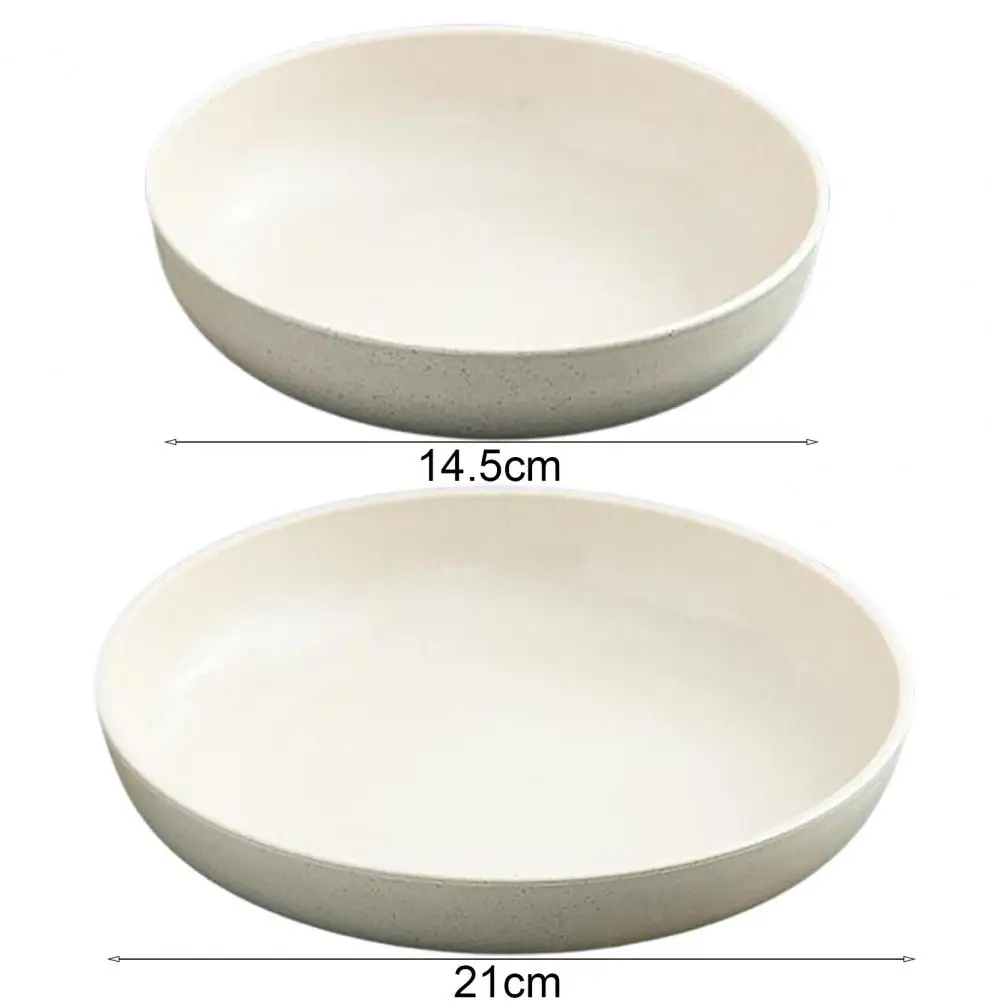 

Practical Reusable Solid Color Anti-Slip Dinner Plate Home Dinnerware Kitchen Supplies Dinnerware Plate Food Plate