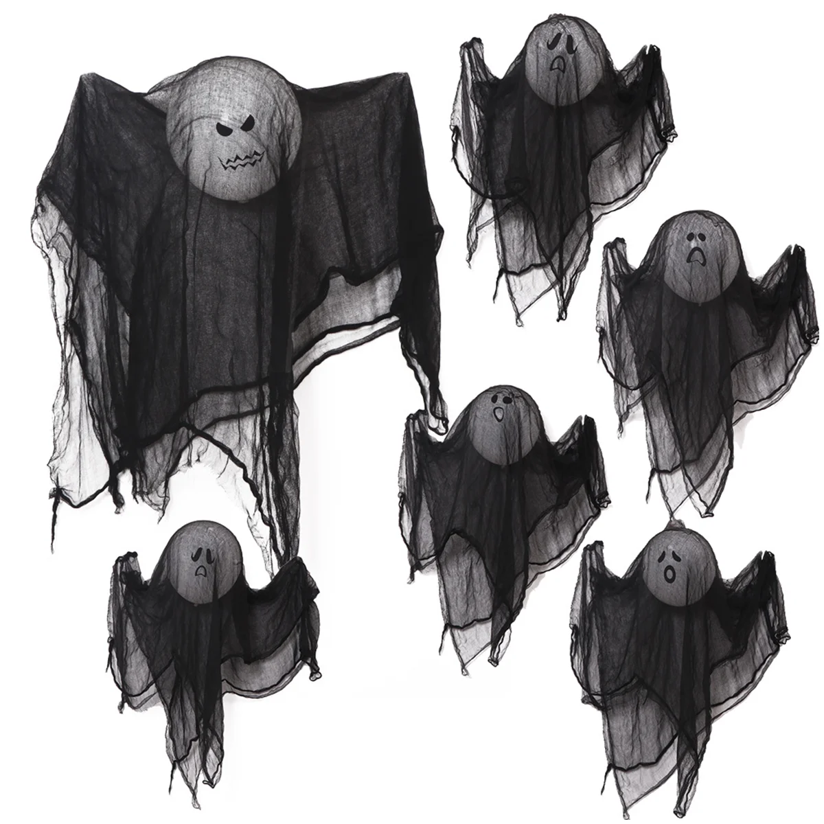 

1 Set Party Supplies Pattern Balloons Gauze for Halloween (Random Balloon)