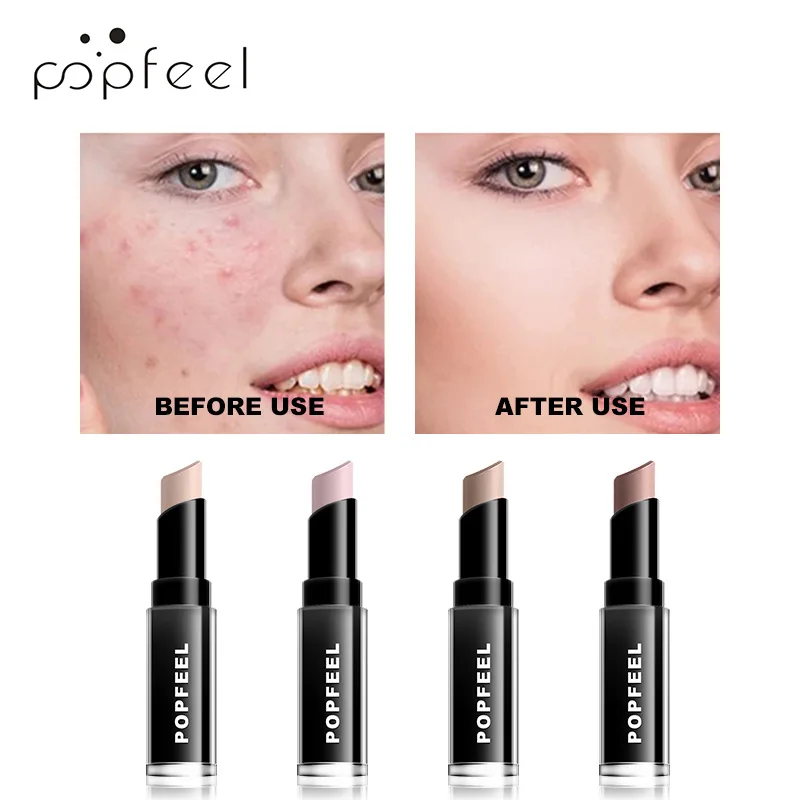 Фото POPFEEL 3D Shimmer Contour Highlighter Cream Concealer Stick Многофункциональный крем-хайлайтер для лица, осветляющий и моделирующий контуры, косметическое средство для макияжа №2