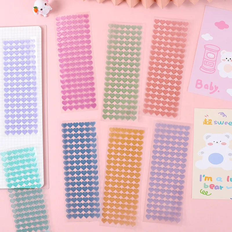 8 шт. водонепроницаемые наклейки в форме сердца из ПВХ