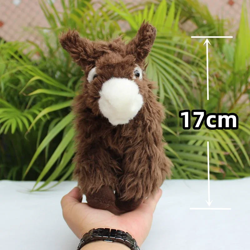 Poitou Осел Плюшевая игрушка Высококачественный дикий осел Plushie Peluche Реалистичные