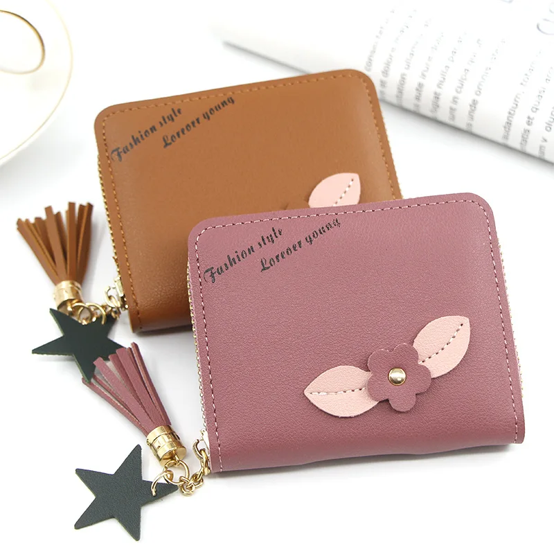 

New Fashion PU Leather Women Wallets Luxury Long Hasp Pattern Coin Purses Female Brand Solid Colors New Thin Clutch Phone Bag