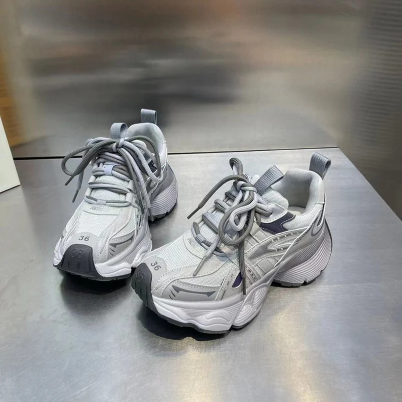 

Дизайнерские женские кроссовки, женская обувь, массивные кроссовки, Женская Вулканизированная обувь, Зимние Теплые повседневные кроссовки на платформе